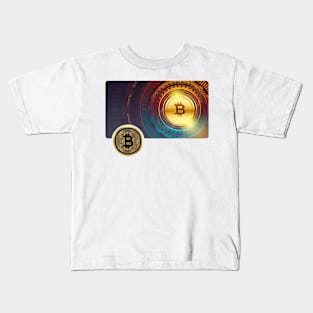 Bitcoin Wheel Kids T-Shirt